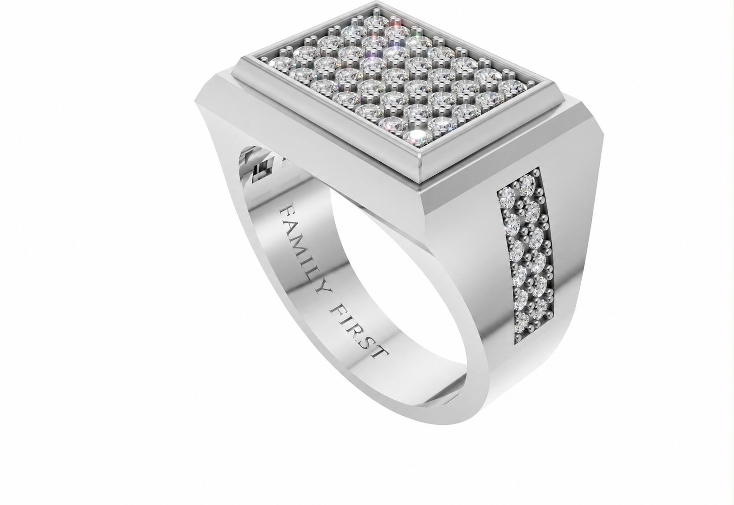 Anel ELE com Diamantes